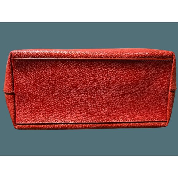 Coach Mini City Zip Tote Crossgrain Leather Red Shoulder Bag- - Picture 4 of 16